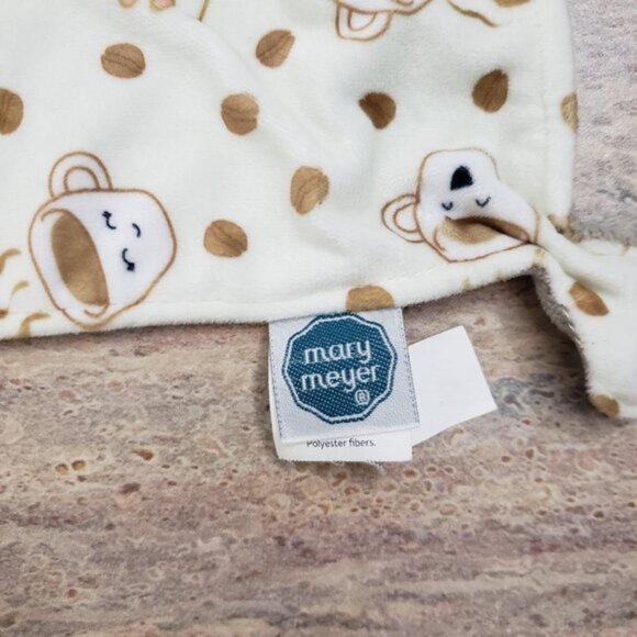 Mary Meyer "I Love You A Latte" Coffee Cup Security Blanket Soft Lovey Soother - Picture 7 of 7